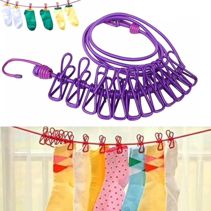 Multi Clip Clothesline