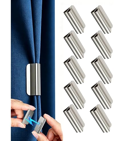 Magnetic Curtain Tieback Clip (20 Pcs Set)